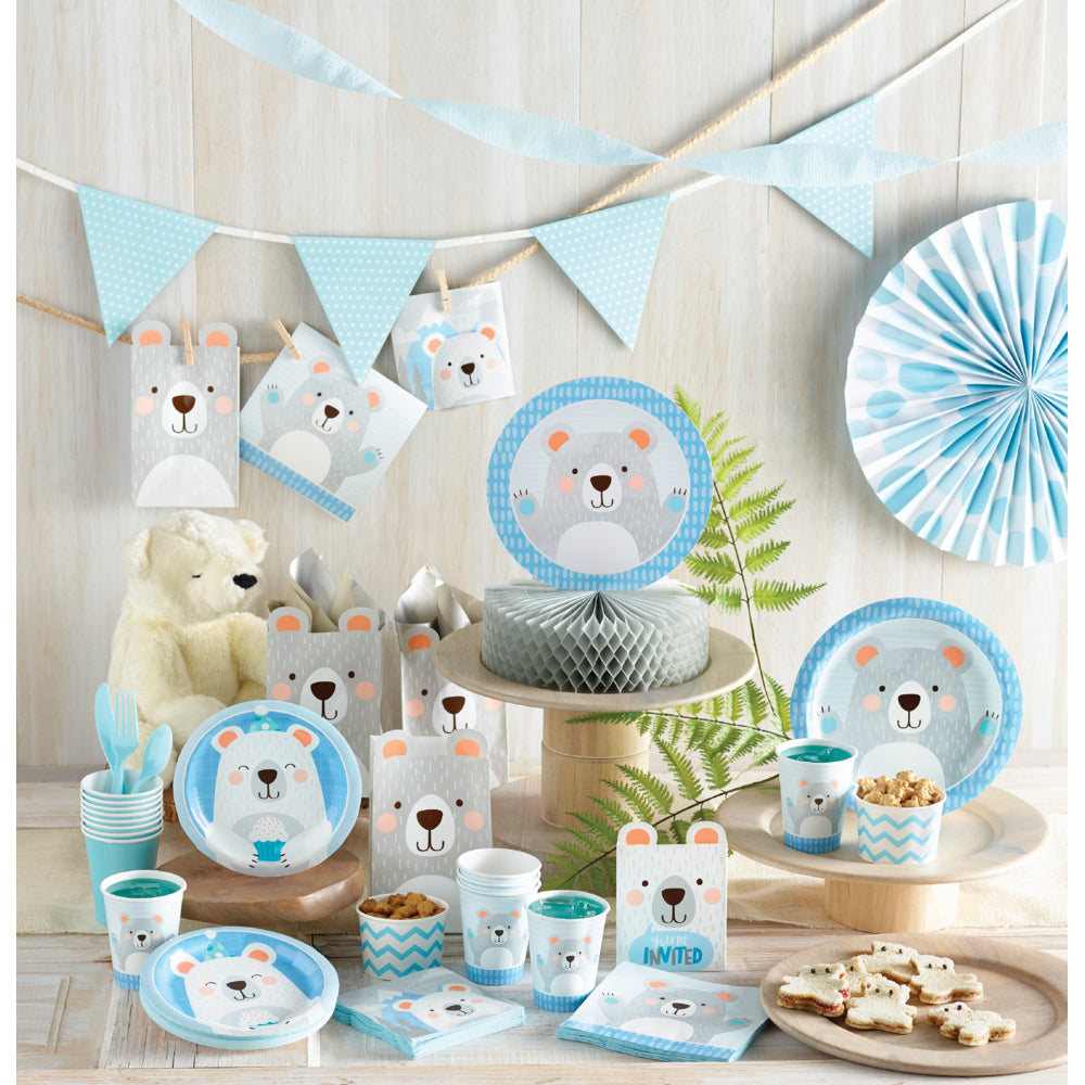  41 pcs care cute bear Themed Party Supplies, 20 Plates, 20  Napkins and 1 Tablecloth,care cute bear Birthday Party Decorations for Boys  and Girls : Home & Kitchen