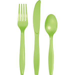Fresh Lime Assorted Cutlery