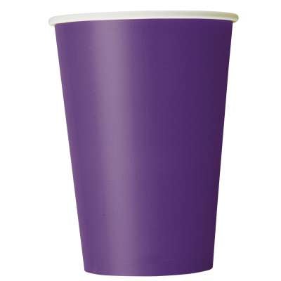 New Purple 12oz Plastic Cups | 50ct