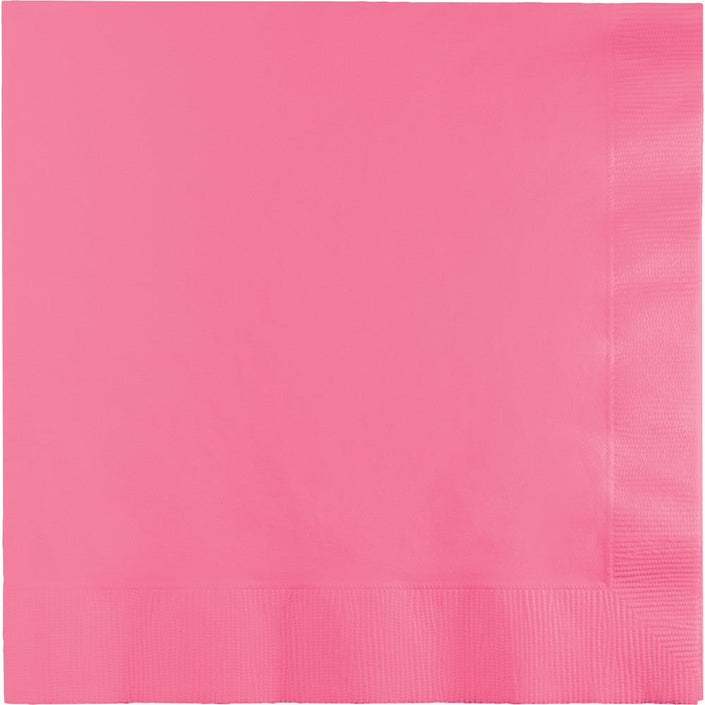 Candy Pink Beverage Napkins 3-Ply (50 count)