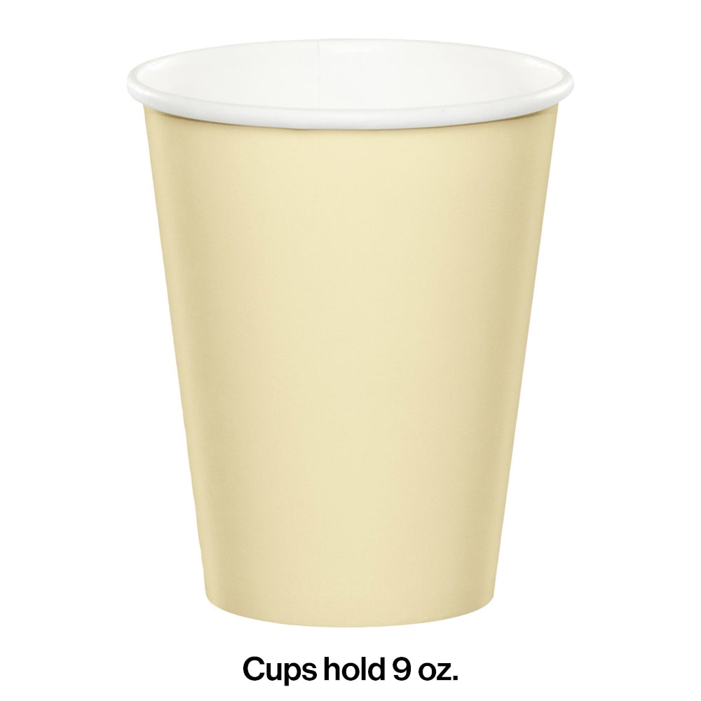 9 oz Hot/Cold Cups Ivory (24 counts)
