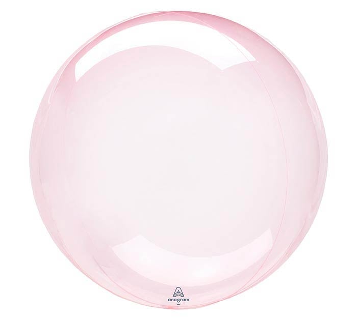 18 Crystal Clearz Dark Pink Balloon