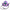 Glitter Scroll Mardi Gras Mask: Purple