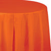 Sunkissed Orange Plastic Round Table 82