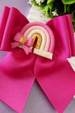 Girls hair bows, clay doll bows, big girls bows, large bows, alligator clip