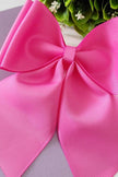 Cheer Bow Solid Color with Pony Tale