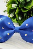 Girl Bows Solid Color with Crystal Stone