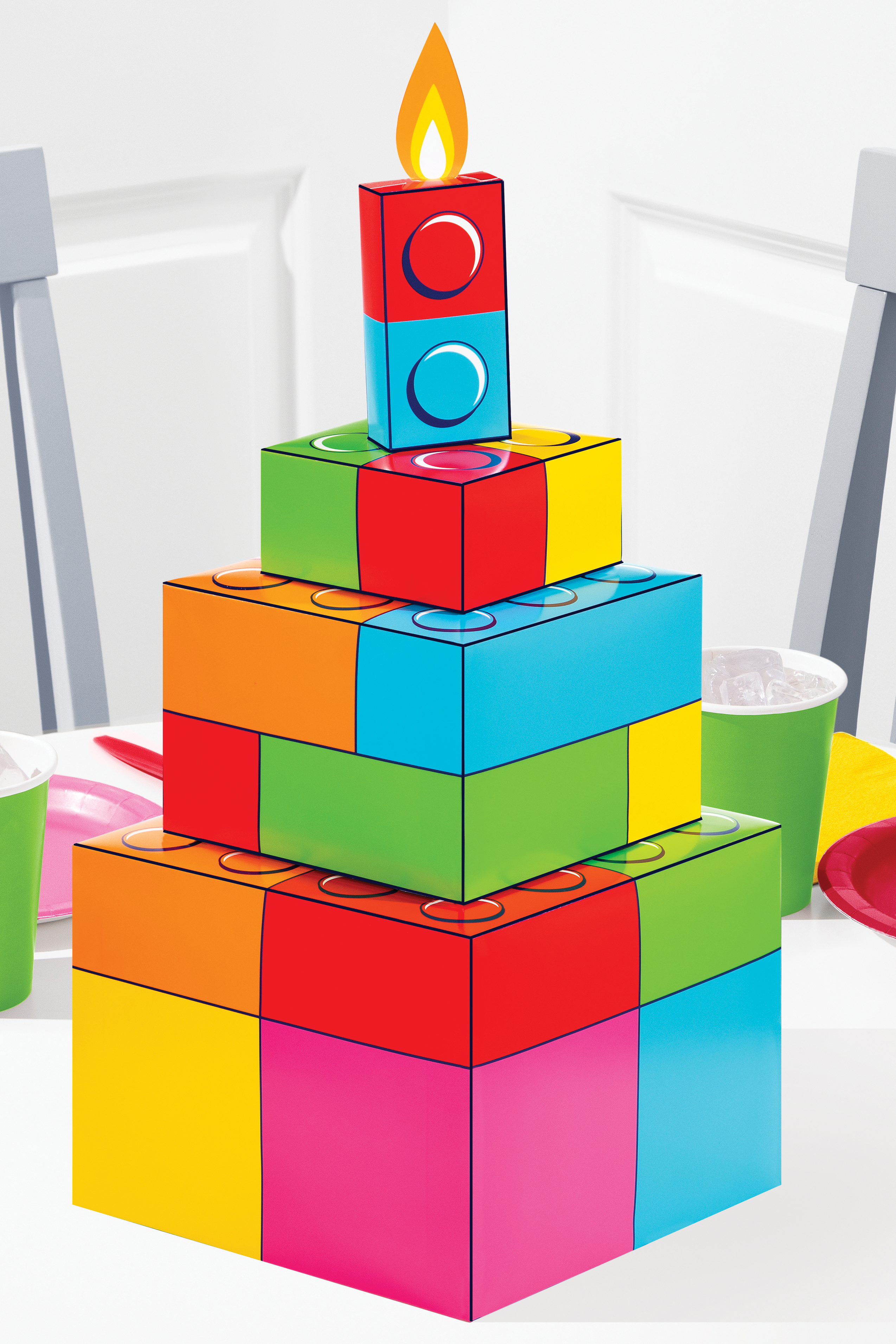 Block Bash 3D Centerpiece (1 count)