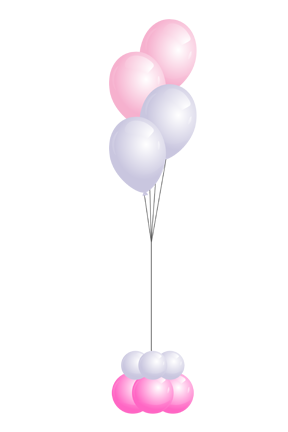 Latex Cascading Balloons Bouquet