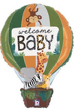 30″ Animal Welcome Baby – Foil Balloon