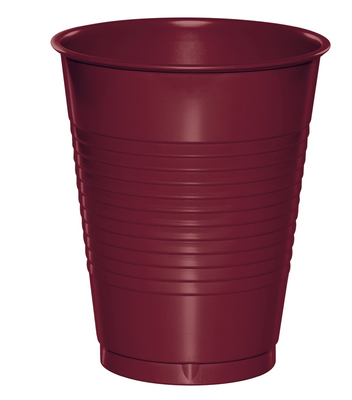 Burgundy Royale 16 oz Plastic Cups