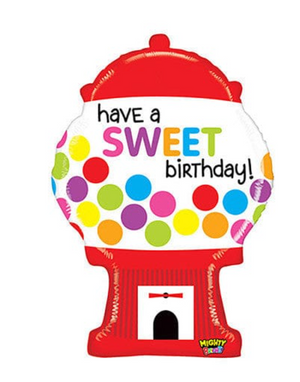 Mighty Sweet Gumball Birthday 31″ Balloon