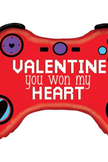 Valentine Video Game Controller 34″ Foil Balloon