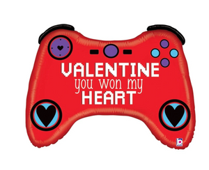 Valentine Video Game Controller 34″ Foil Balloon