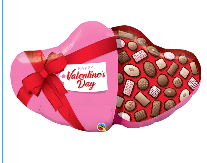 Foil Valentine's Day Candy Box 35″ Foil Balloon