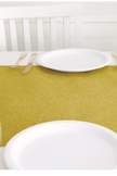 Plastic Gold Glitter Table Runner