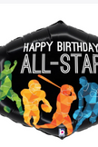 All-Star Sports Birthday 30″ Foil  Balloon