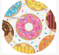 Donut Time Dinner Plates (8 counts)