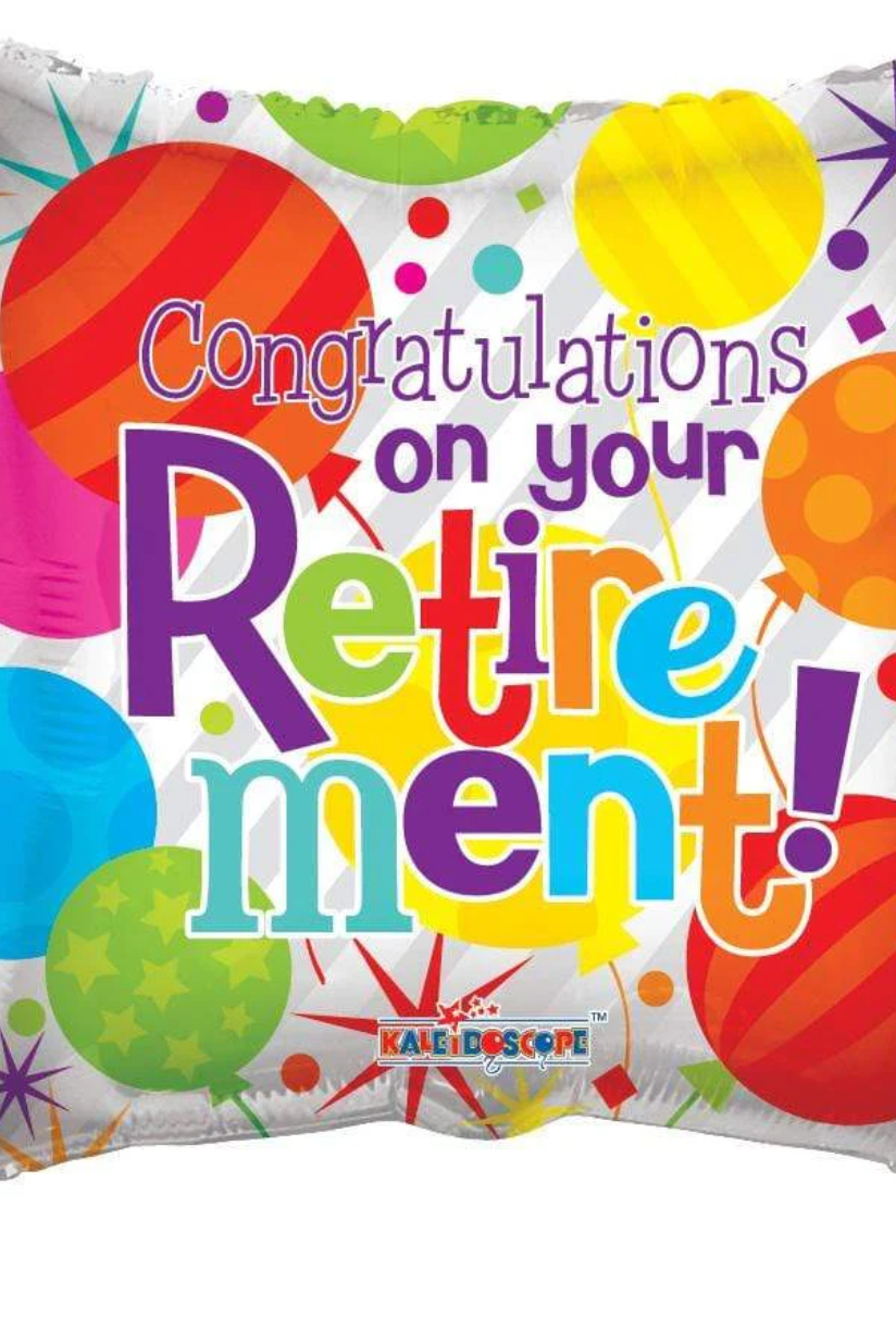 Congratulations On Your Retirement 18″ Foil Balloon