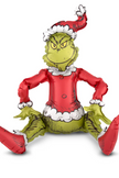 24″ Santa Grinch Sitting – Dr. Seuss Foil Balloon (Air-Fill)