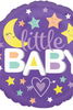 Moon & Stars Baby 18″ Foil Balloon