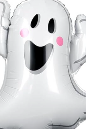 White Ghost Shaped Foil Balloon 30 Inch