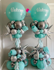 Crazy Balloon Tower with Number/Letter/Personalized Balloon  Topper