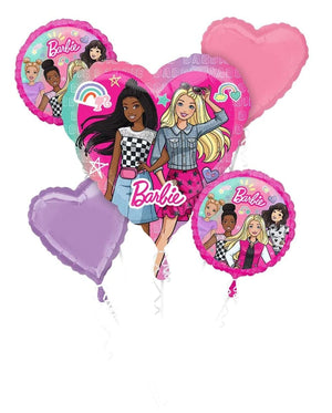 Foil Barbie Dream Together Balloon Bouquet Kit (5 Balloons)