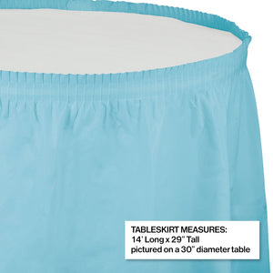 Pastel Blue Table Skirt  ( 14 ft )