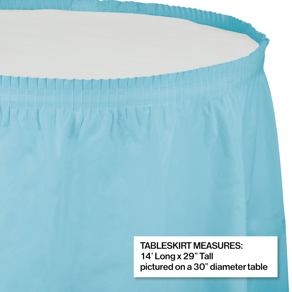 Pastel Blue Table Skirt  ( 14 ft )