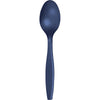 Navy Blue Plastic Spoons