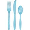 Pastel Blue Cutlery Assortment (24 counts)
