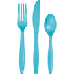 Bermuda Blue Plastic Cutlery