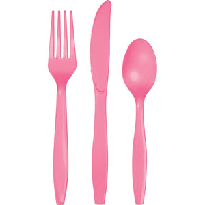 Cutlery Assort Candy Pink
