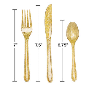 Cutlery Assort Glitz Gold