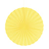 Yellow Mimosa Paper Fan