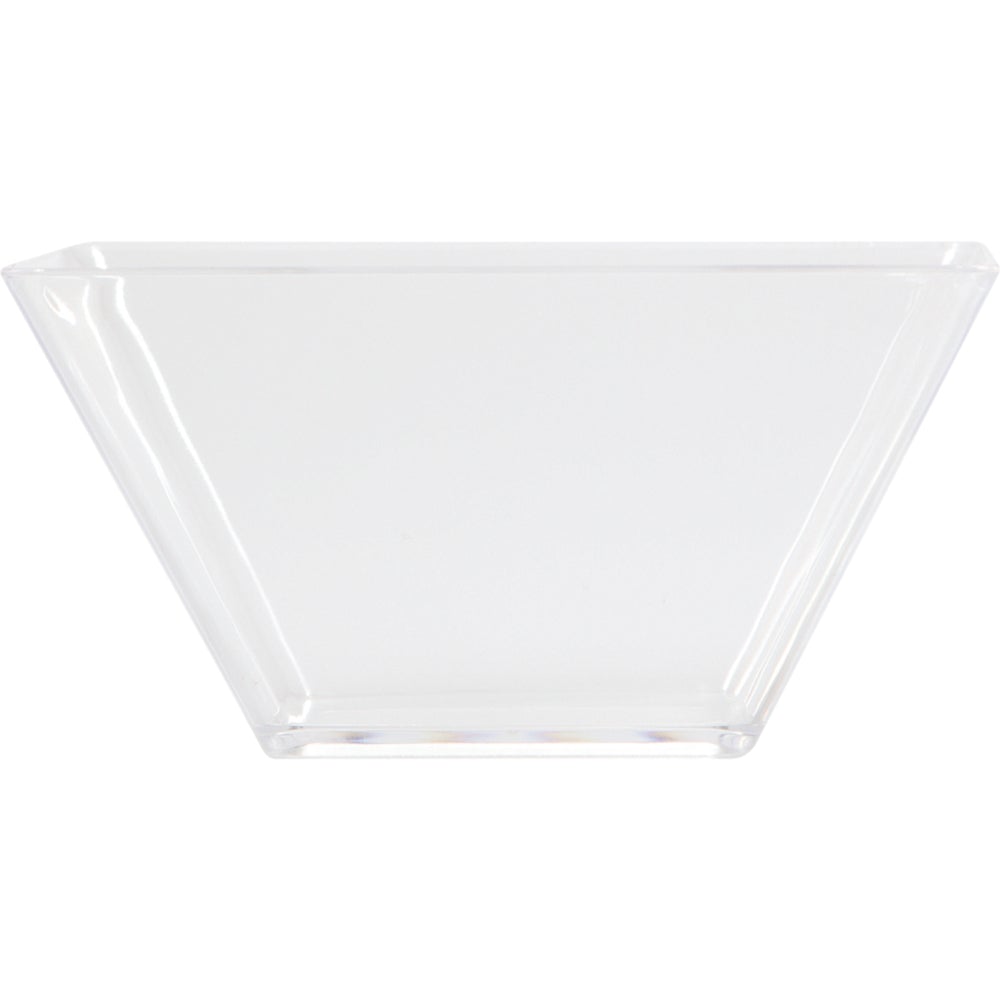 Transparent Plastic Square Bowl