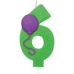 Birthday Candles Numeral 6