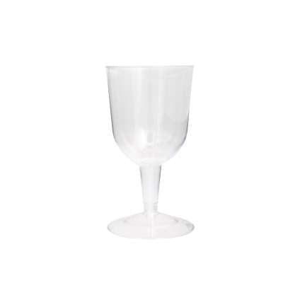 Premier Stylz Brand Clear Plastic Wine Glasses 5.5oz 8c