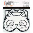 Color Your Own Halloween Paper Masks 8ct