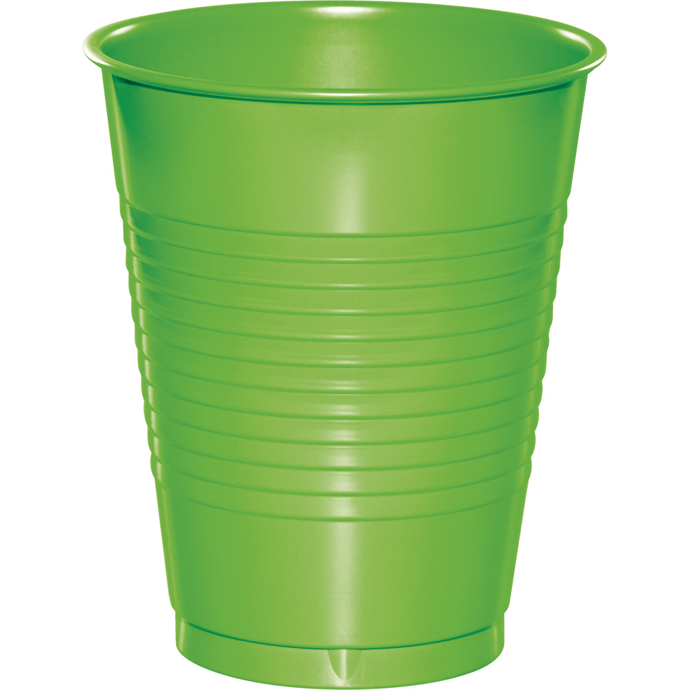 Fresh Lime 16 oz Plastic Cups. (20 Counts)