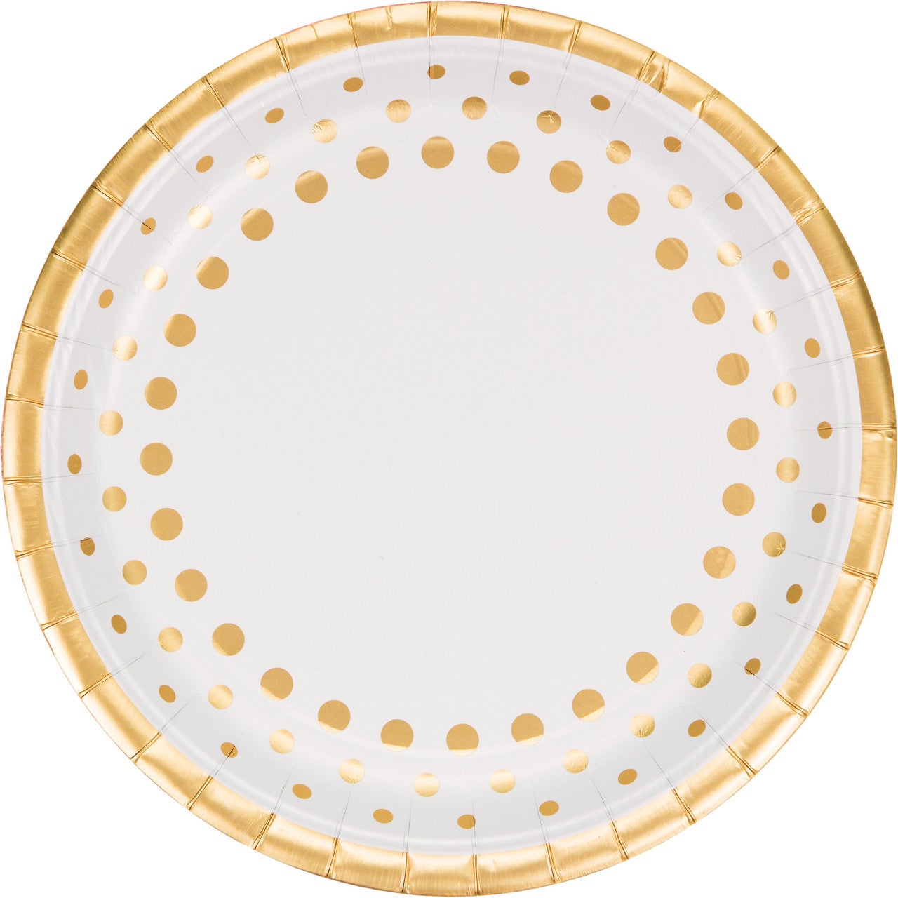 Sparkle and Shine Gold Foil Dinner Plates