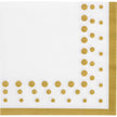 Sparkle and Shine Gold Lunch Napkins (16 counts)