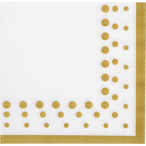 Sparkle and Shine Gold Lunch Napkins (16 counts)