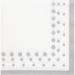 Sparkle and Shine Silver Lunch Napkin (16 counts)
