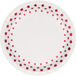 Sparkle and Shine Red Lunch Plates