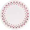 Sparkle and Shine Red Lunch Plates