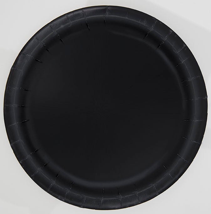 Black Velvet Dinner Plates (8 counts)