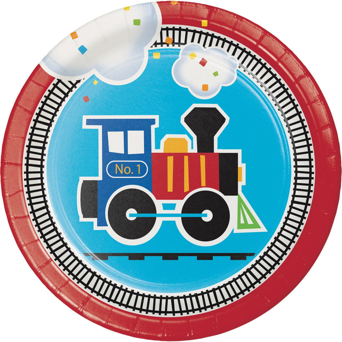 All Aboard  Luncheon Plates