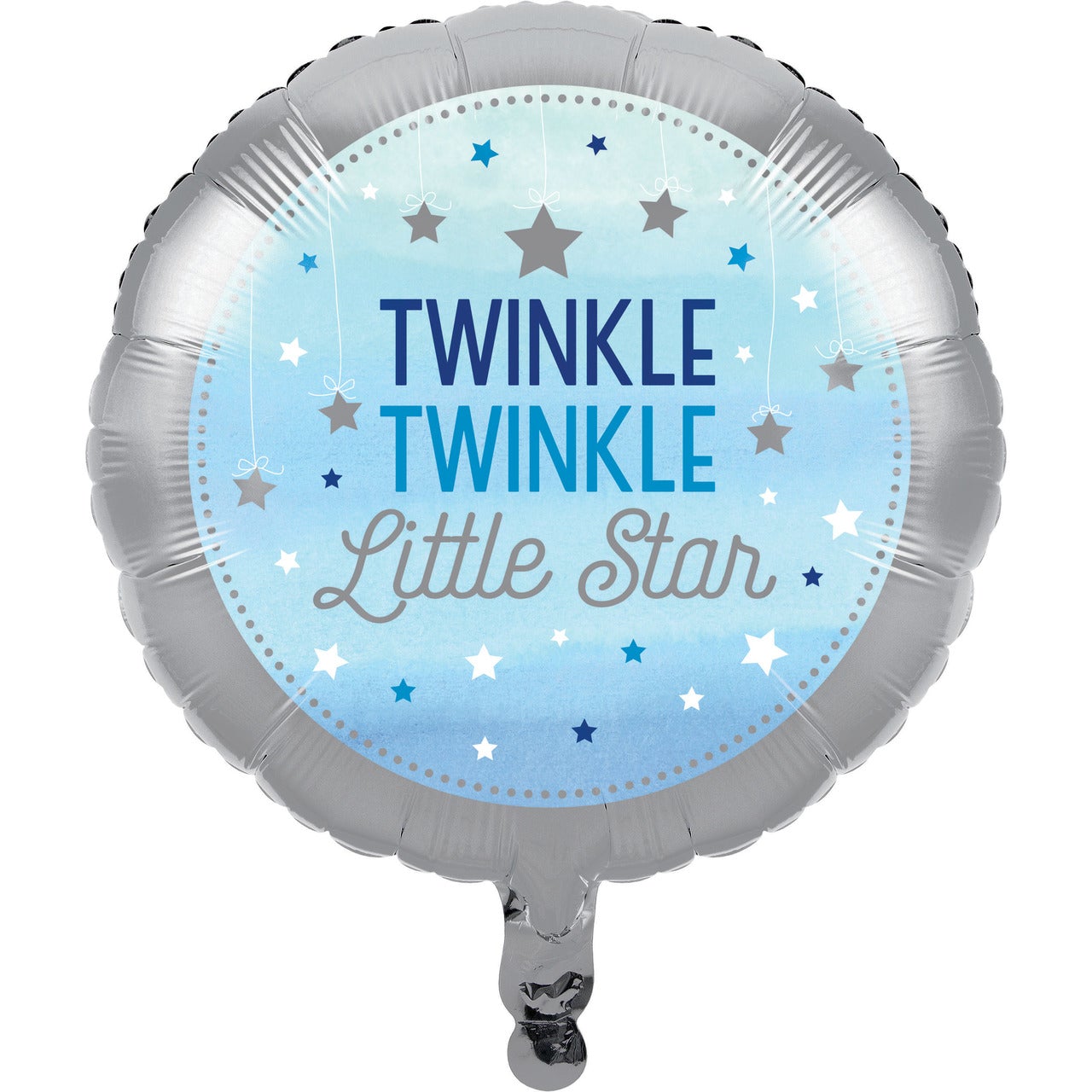 Twinkle Twinkle Little Star Blue Balloon